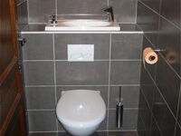 WC suspendu avec vasque lave-mains WiCi Bati - Monsieur B (90)
